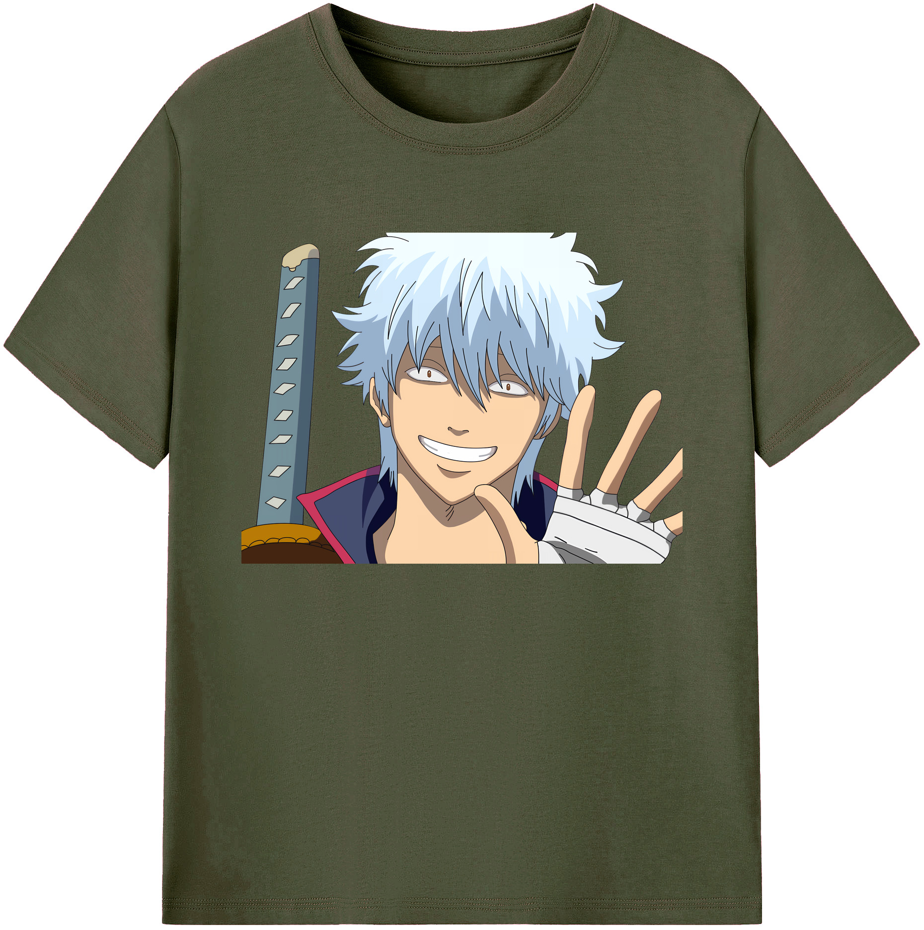 （画像用） ぎんたま 坂田銀時（さかたぎんとき） 神楽 志村新八（しむら しんぱち） GINTAMA Sakata Gintoki Kagura Shimura Shinpachi 綿100％ メンズ半袖Tシャツ｜肌触りやわらか＆通気性